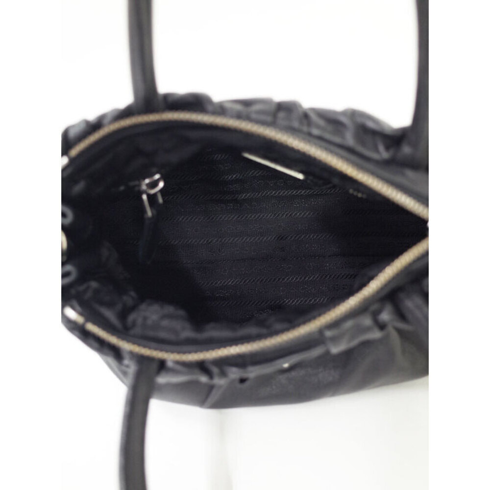 Prada Shoulder black handbag Ribbon 2way Bag - Picture 3 of 9